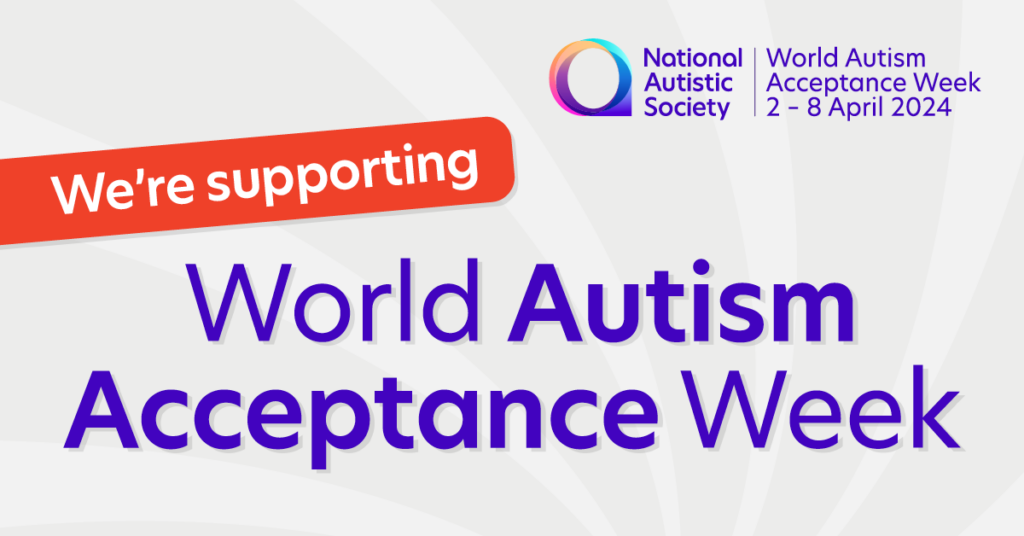World Autism Acceptance Week 2 – 8 April 2024